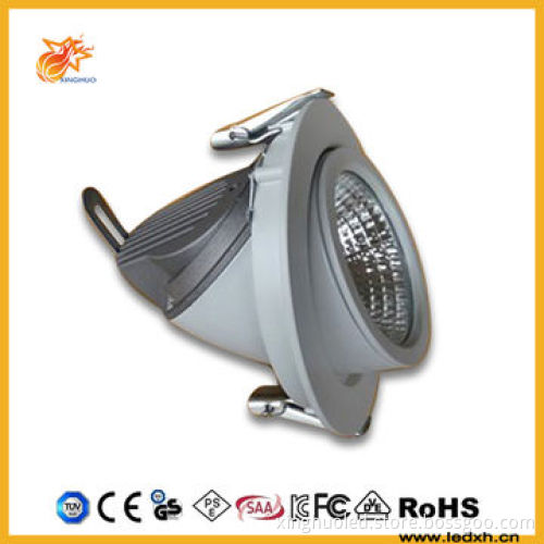 Gimbal LED Downlight, 30W, with Sharp COB LEDs, High >82 CRI